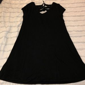 Cable & Gauge Dresses - Classic Black Criss Crossed Cutout Maxi Cable & Gauge Dresses - Classic Black Criss Crossed Cutout Maxi